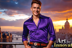 The Beautiful & Handsome,Young Men version of the Golden City Collection,created by,Art by Innovation.