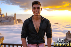 The Beautiful & Handsome,Young Men version of the Golden City Collection,created by,Art by Innovation.