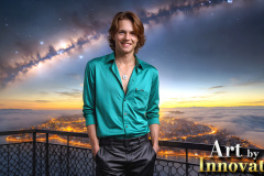 The Beautiful & Handsome,Young Men version of the Golden City Collection,created by,Art by Innovation.