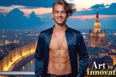 The Beautiful & Handsome,Young Men version of the Golden City Collection,created by,Art by Innovation.