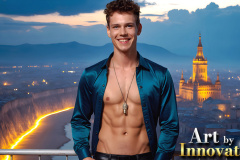 The Beautiful & Handsome,Young Men version of the Golden City Collection,created by,Art by Innovation.