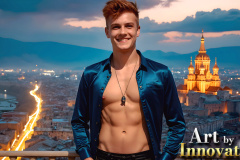 The Beautiful & Handsome,Young Men version of the Golden City Collection,created by,Art by Innovation.