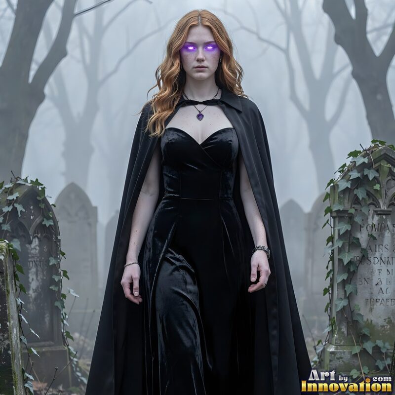 Vampires in Black – Gothic Female Vampire Art