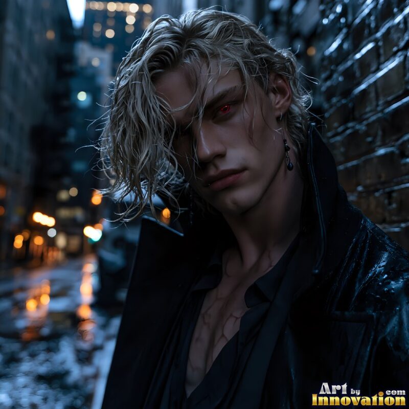 The Vampire Draven – Gothic Male Vampire Art