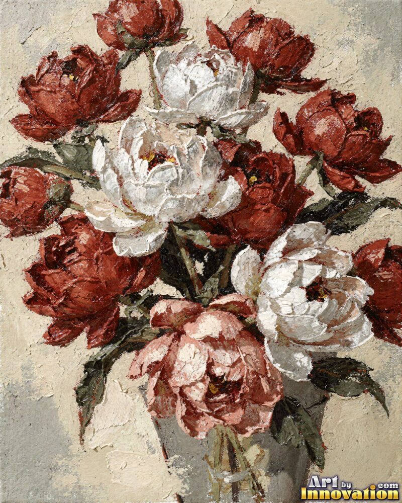 Botanical Canvas Wall Art – Painted Florals