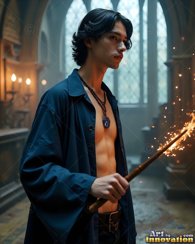 Wizard Academy – Male Wizards of Four Houses