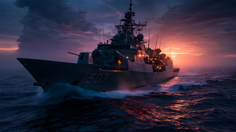 Military Ship Art – Carriers and Destroyers
