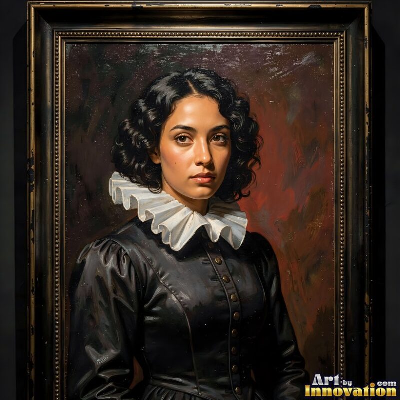 Framed Portrait Art – Old Master Style