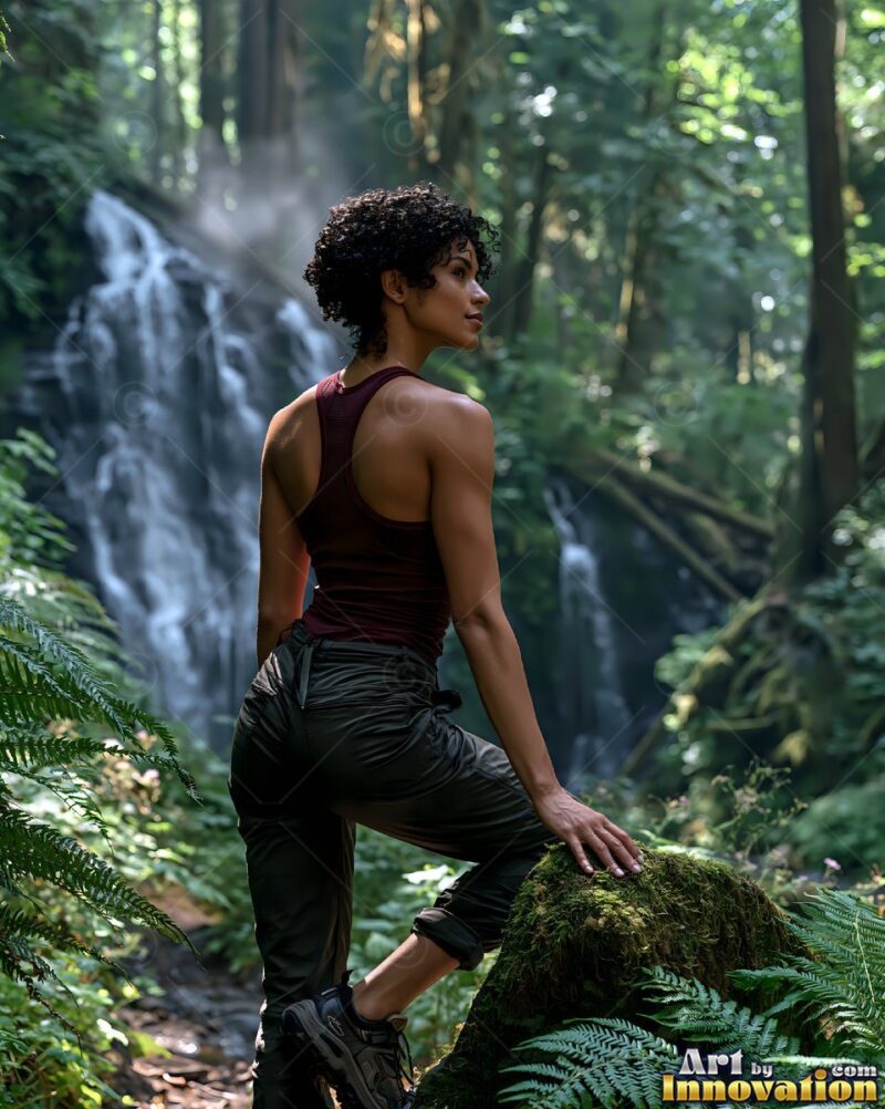 Women Hiking Art – Outdoor Adventure Trails
