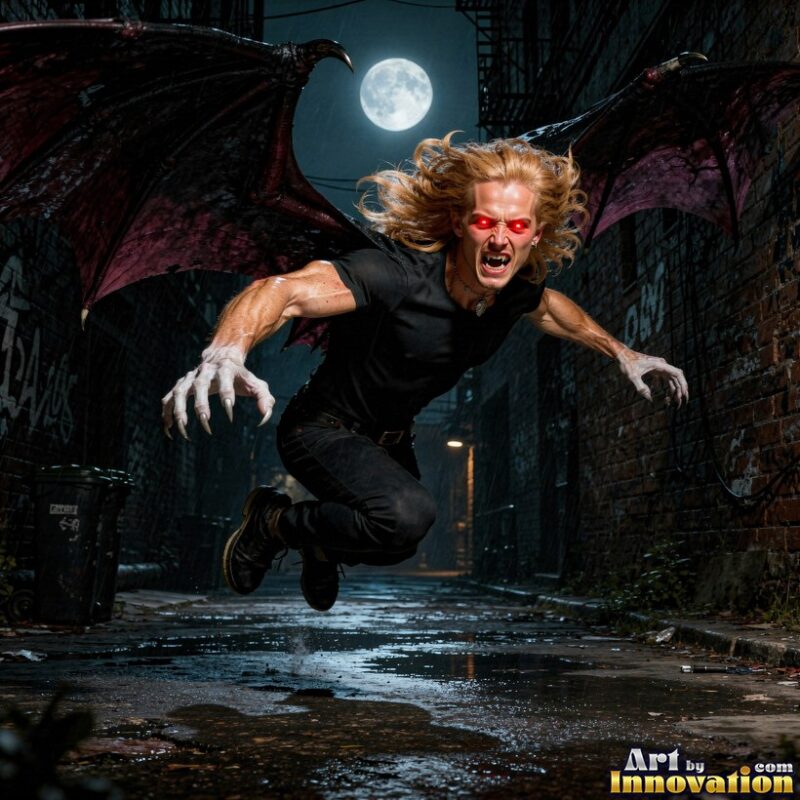 The Vampire Sebastian – A Gothic Vampire Art Story