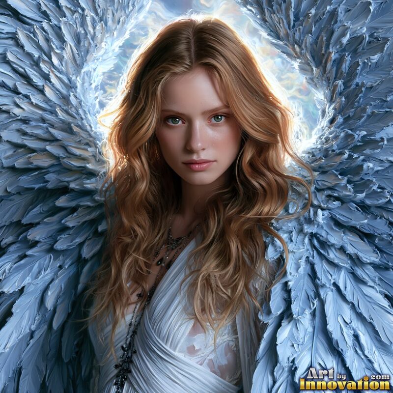 Dreaming of Angels – Female Angel Art in Color