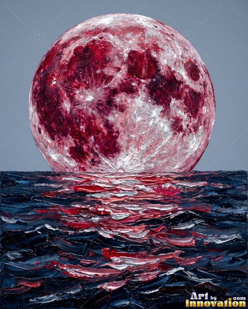 Celestial Canvas Wall Art – Moons and Galaxies