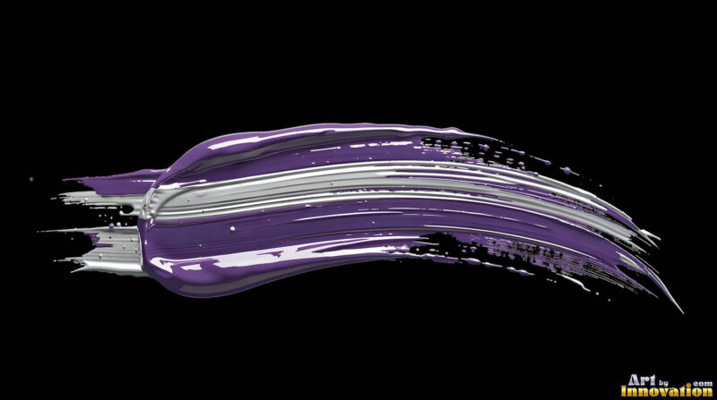 Purple and Violet Paint Strokes – Logo Art