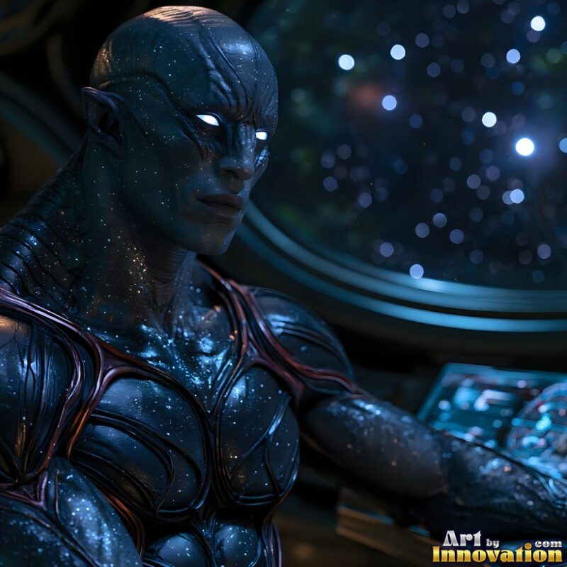 Alien Men Art – Humanoid Aliens From Other Worlds