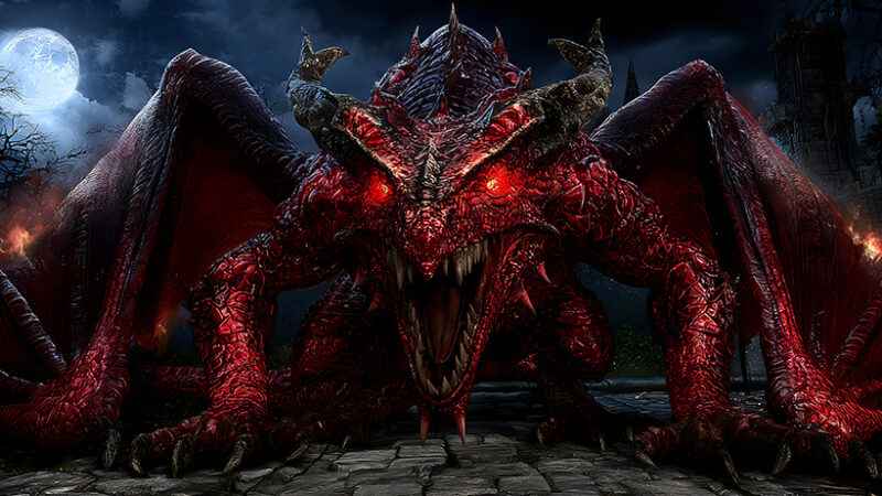 Dragons – Fire, Storm and Moonlit Dragon Art