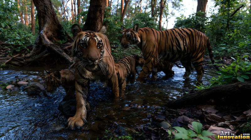 Big Cats – Wild Predator Background Art