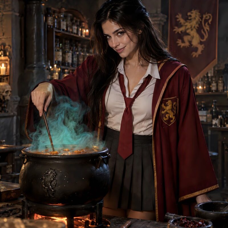 House of the Lions – Female Sorceress Art