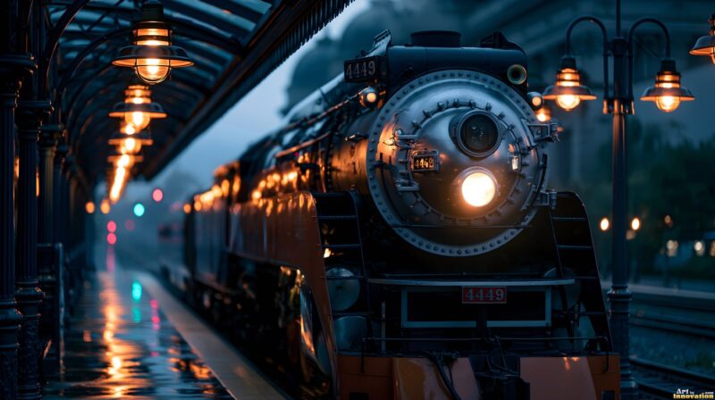 Classic Train Art – Steam and Streamliners