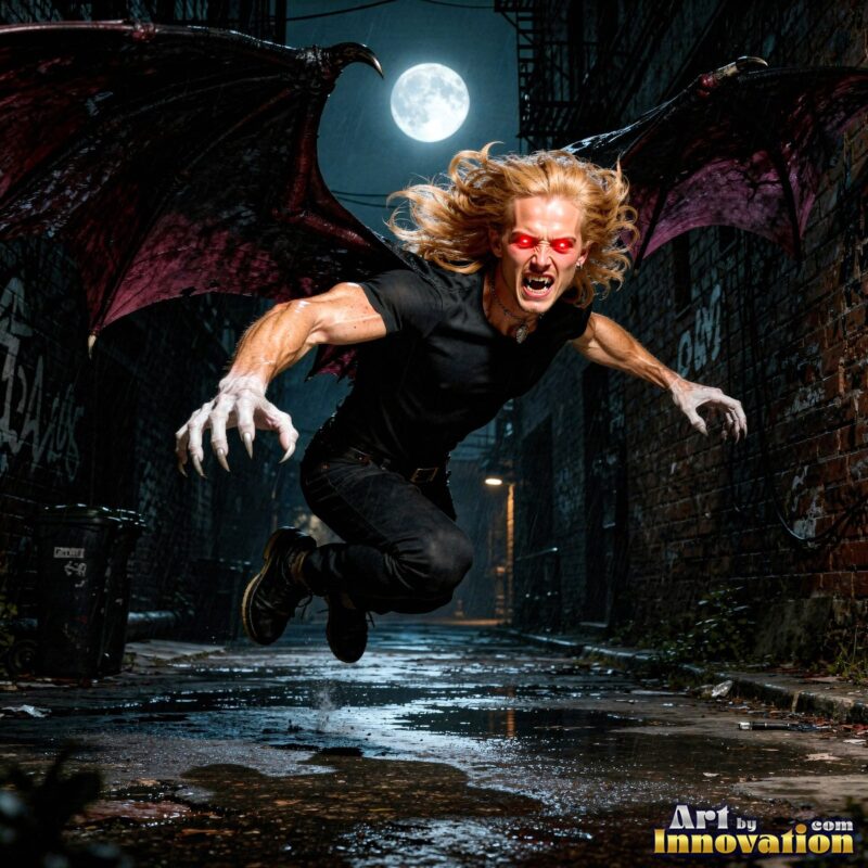 The Vampire Sebastian – A Gothic Vampire Art Story