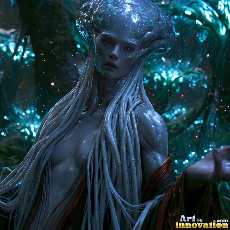 Alien Women Art – Humanoid Aliens From Other Worlds