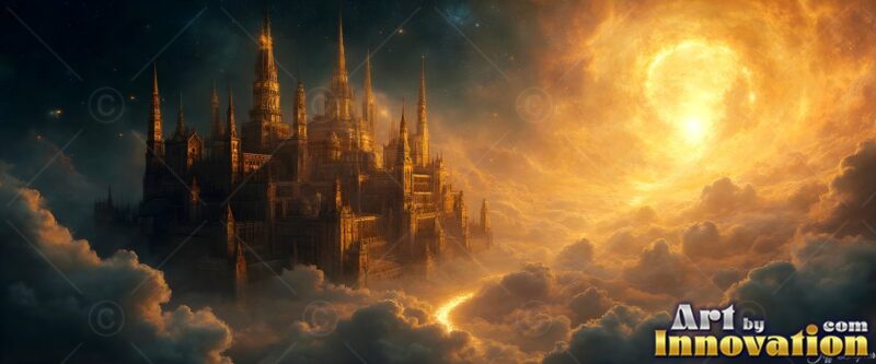 Golden City Backdrops – Citadel in the Clouds
