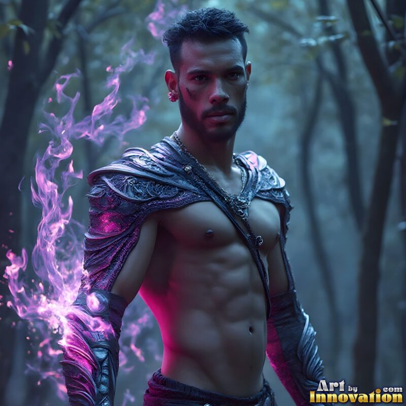 Male Warlocks – Summoning Circles and Skin Sigils