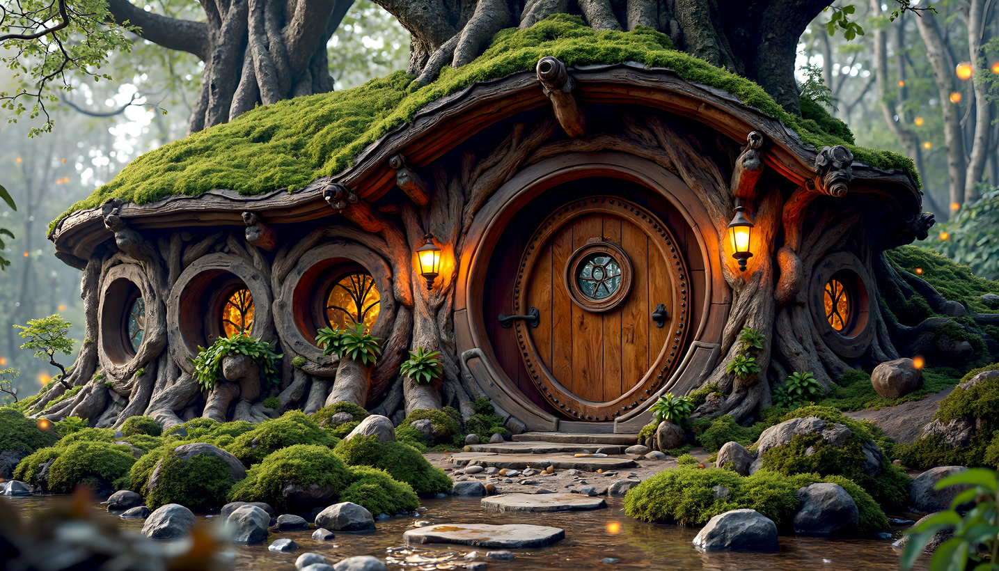 Digital Architectural Hobbit Homes