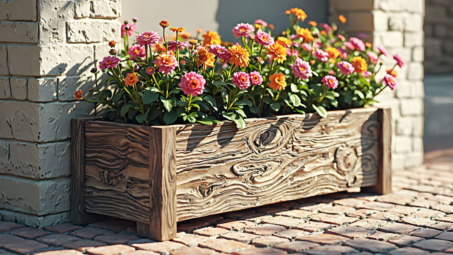 Digital Graphics Flower Boxes