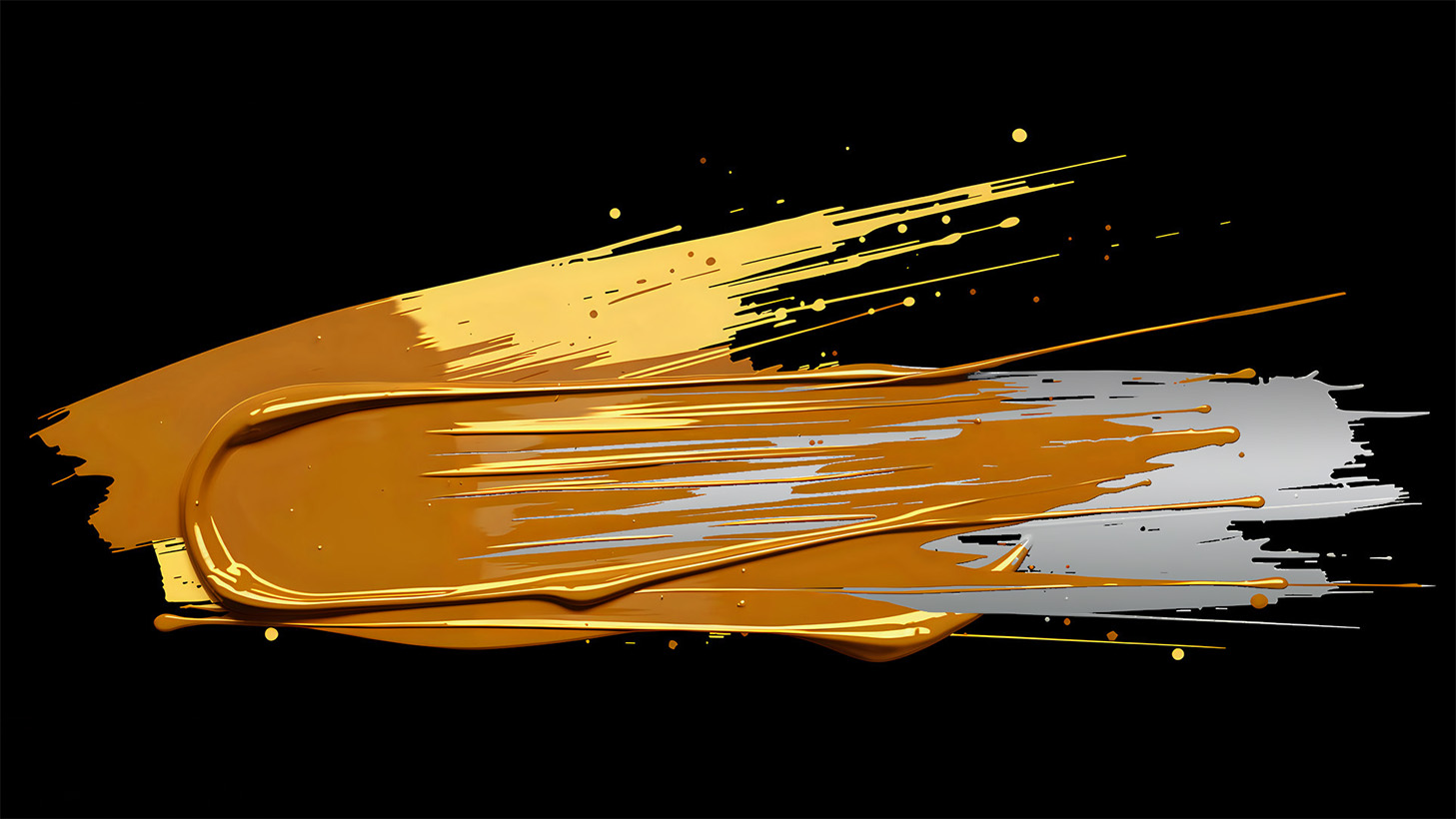 Digital Graphics Paint Strokes
