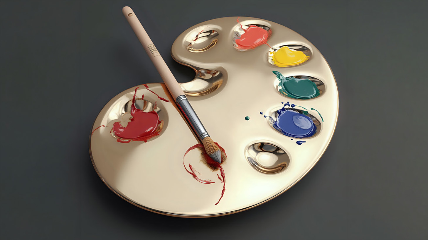 Digital Graphics Painter Palette
