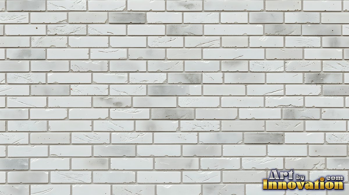 Weathered red brick wall with chipped corners and crumbling mortar, shot flat and evenly lit