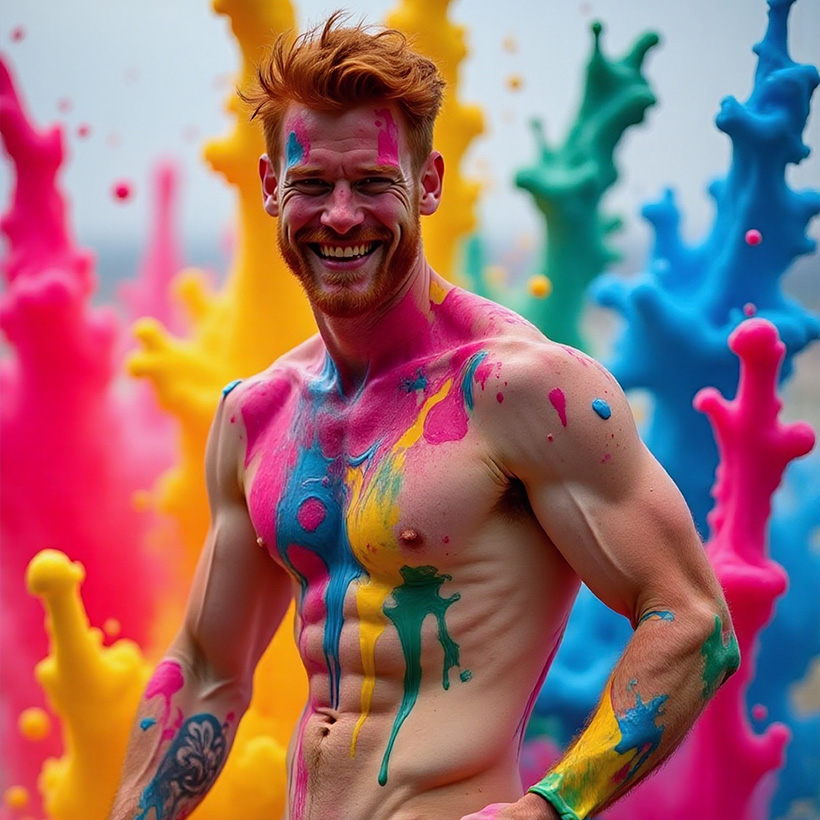 NSFW Nude Abstract Male Art Gallery