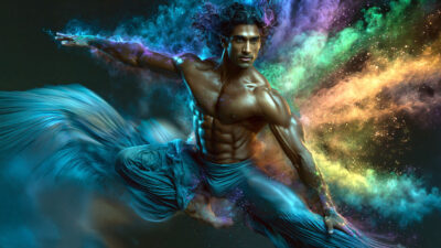 Pride-Rainbow Men Artwork art