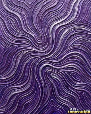Abstract magenta and turquoise acrylic pour with glossy cells and swirling currents