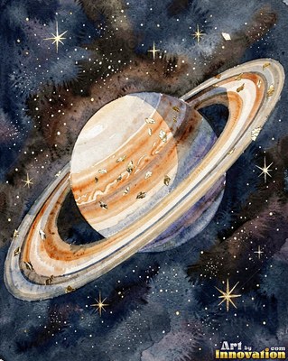 Radiant spiral galaxy in black and gold with a glowing core