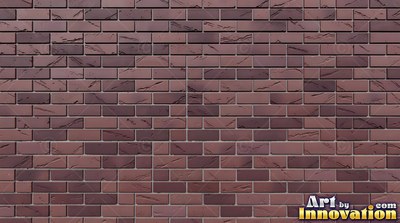 Weathered red brick wall with chipped corners and crumbling mortar, shot flat and evenly lit