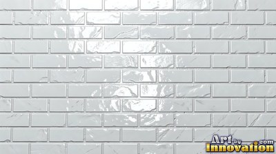 Salmon pink brick laid in a neat stack bond grid, soft even light across the wall