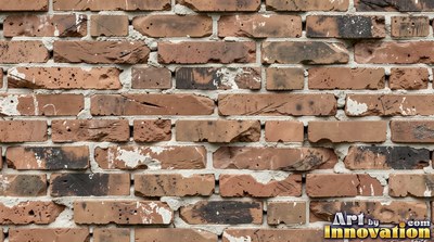 Basket weave brick paving in alternating pairs, a flat full frame surface