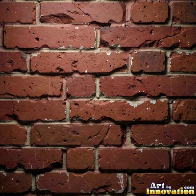 Painted charcoal brick with the paint worn off the edges, a full frame wall texture