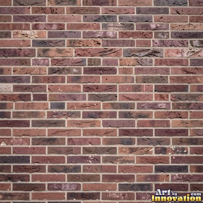 Salmon pink brick laid in a neat stack bond grid, soft even light across the wall