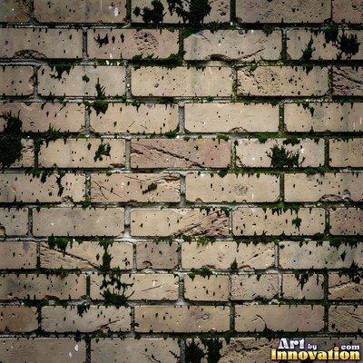 Basket weave brick paving in alternating pairs, a flat full frame surface