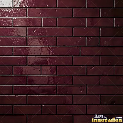 Weathered red brick wall with chipped corners and crumbling mortar, shot flat and evenly lit