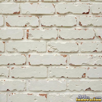 Salmon pink brick laid in a neat stack bond grid, soft even light across the wall