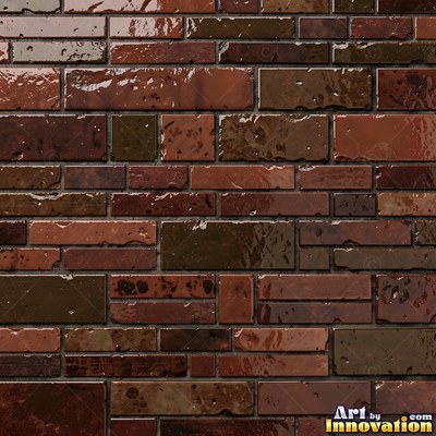 Basket weave brick paving in alternating pairs, a flat full frame surface