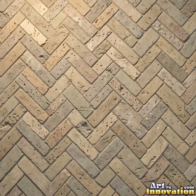 Salmon pink brick laid in a neat stack bond grid, soft even light across the wall