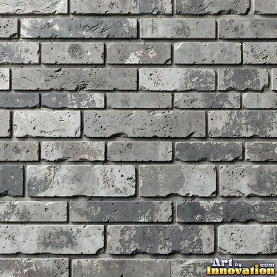 Salmon pink brick laid in a neat stack bond grid, soft even light across the wall