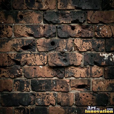 Salmon pink brick laid in a neat stack bond grid, soft even light across the wall