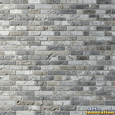Painted charcoal brick with the paint worn off the edges, a full frame wall texture