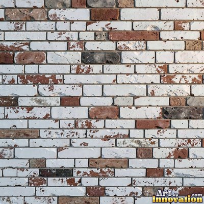 Basket weave brick paving in alternating pairs, a flat full frame surface