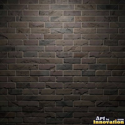 Painted charcoal brick with the paint worn off the edges, a full frame wall texture